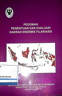 Image of Pedoman Penentuan dan Evaluasi Daerah Endemis Filariasis
