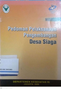 Image of Pedoman Pelaksanaan Pengembangan Desa Siaga
