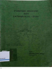 Image of Forensic Medicine dan Latihan Soal-soal