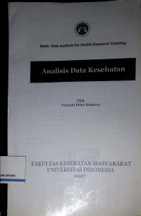 Image of Analisis Data Kesehatan