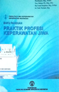 Image of Buku Panduan Praktik Profesi Keperawatan Jiwa