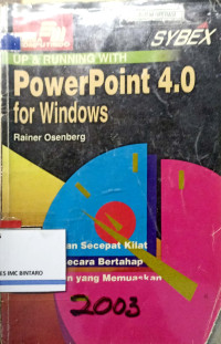 Image of Up & Running with powerpoint 4.0 for windows