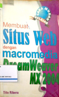 Image of membuat situs web dengan macromedia dreamweaver MX 2004