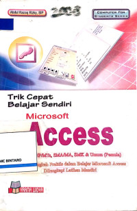 Image of Trik cepat belajar sendiri Microsoft Access