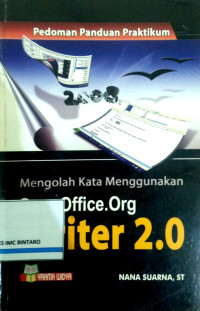 Image of Pedoman panduan praktikum mengolah kata menggunakan openoffice.org writer 2.0