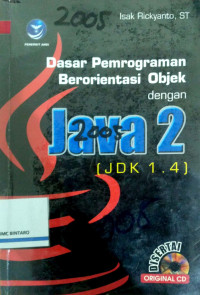 Image of Dasar pemograman berorientasi objek dengan java 2