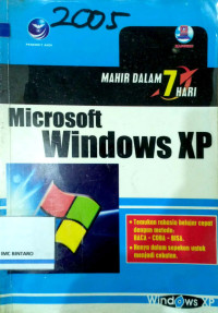 Image of Mahir dalam 7 hari Microsoft Windows XP