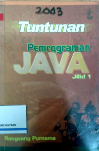 Image of Tuntunan Pemograman Java Jilid 1