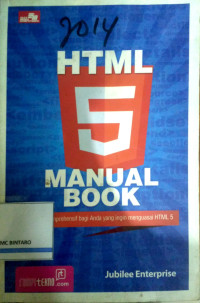 Image of HTML 5 Manual Book