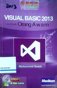 Image of Visual Basic 2013 untuk orang awam