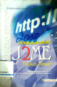 Image of Pemrograman J2ME Tingkat dasar