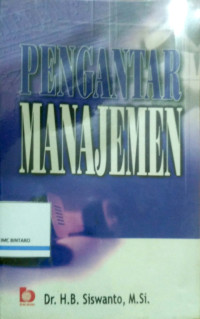 Image of Pengantar Manajemen