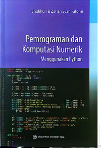 Image of Pemrograman dan komputasi numerik menggunakan python