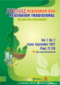 Image of [E-JOURNAL] Jurnal Kebidanan Dan Kesehatan Tradisional